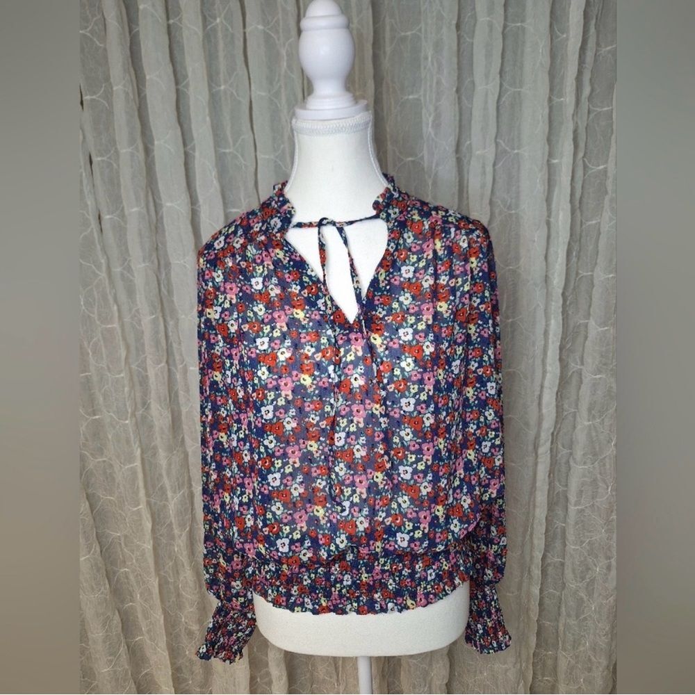 Rachel Zoe Multicolor Floral Blouse